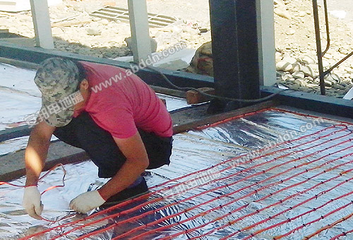 烏魯木齊頭屯河區(qū)某售樓中心電地暖安裝圖