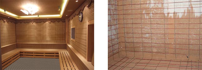 汗蒸房發熱電纜加熱系統安裝圖